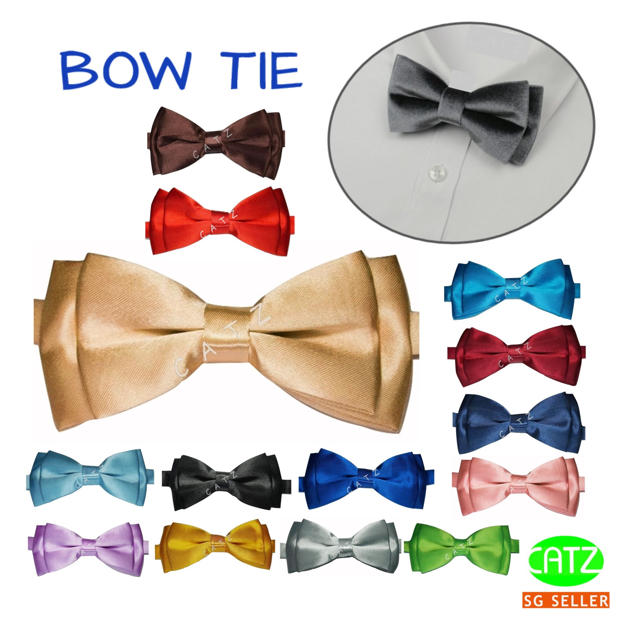 [SG Seller] Bow Tie Wedding Groomsmen Bestmen Men Accessories Formal