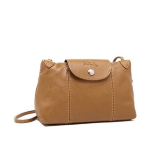 Longchamp Cuir Sheepskin Leather Crossbody Bag (Comes with 1 Year