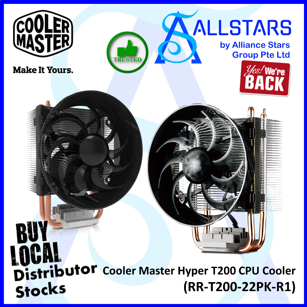 Allstars We Are Back Promo Cm Cooler Master Hyper T200 Cpu Cooler Rr T200 22pk R1 1861