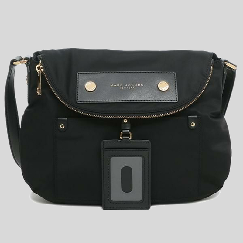 Marc Jacobs Preppy Natasha Nylon Crossbody Black M0014625 | Shopee ...