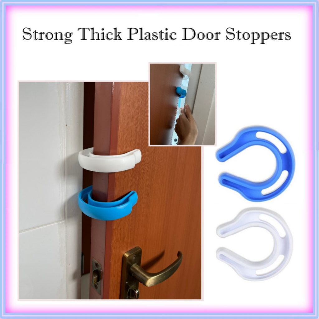 Durable Thick Strong Plastic Door stoppers Baby Kids Children Safety