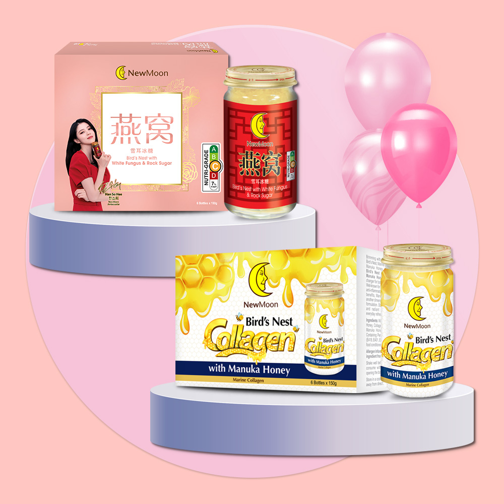 Han So Hee New Moon Bird's Nest with White Fungus Giftset 6s x 150g