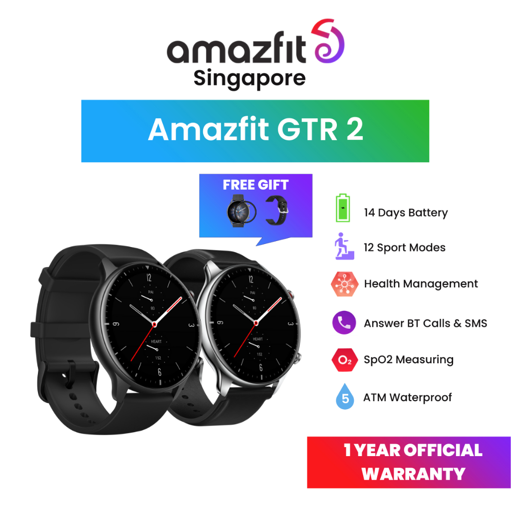 Official SG Amazfit GTR 2 SpO2 Blood Oxygen Music Storage