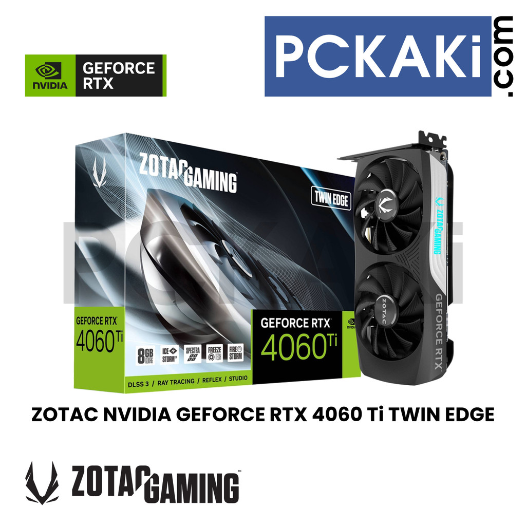 ZOTAC GAMING NVIDIA GEFORCE RTX 4060 Ti TWIN EDGE / OC / WHITE 8GB ...