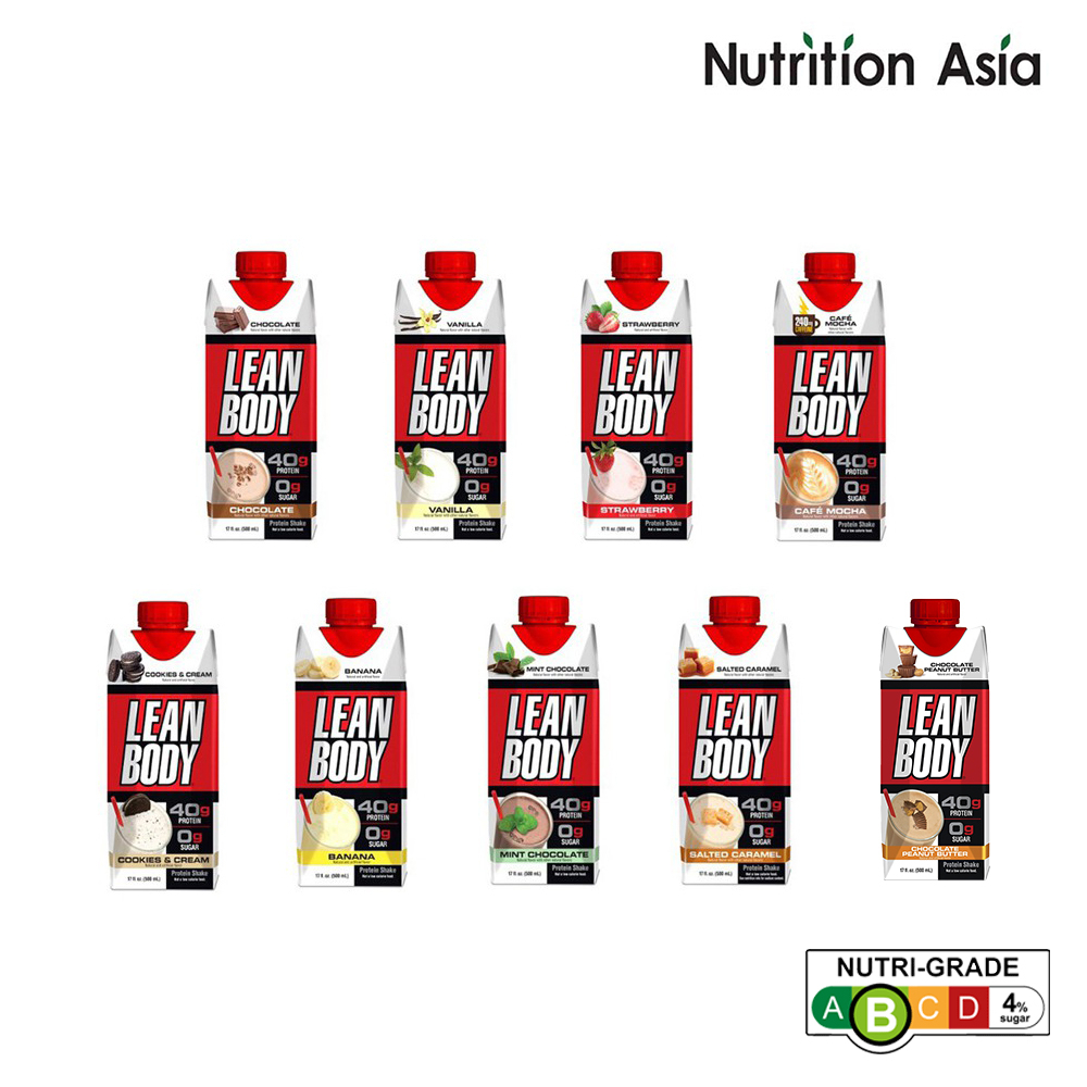 Labrada Lean Body RTD Protein Shake (500ml x 12 bottles) Shopee Singapore