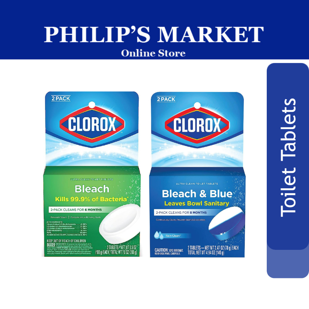 Clorox Automatic Toilet Bowl Cleaner Tablets 2pcs Shopee Singapore