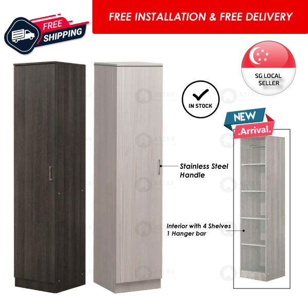 [Furniture Amart] SINGLE OPEN DOOR WARDROBE (LIMITED OFFER