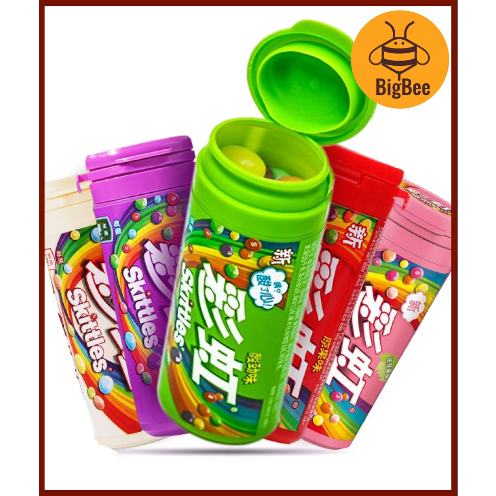 Skittles Tube Candy 30g / tube Original / Sour / Fruit Berry / Flower