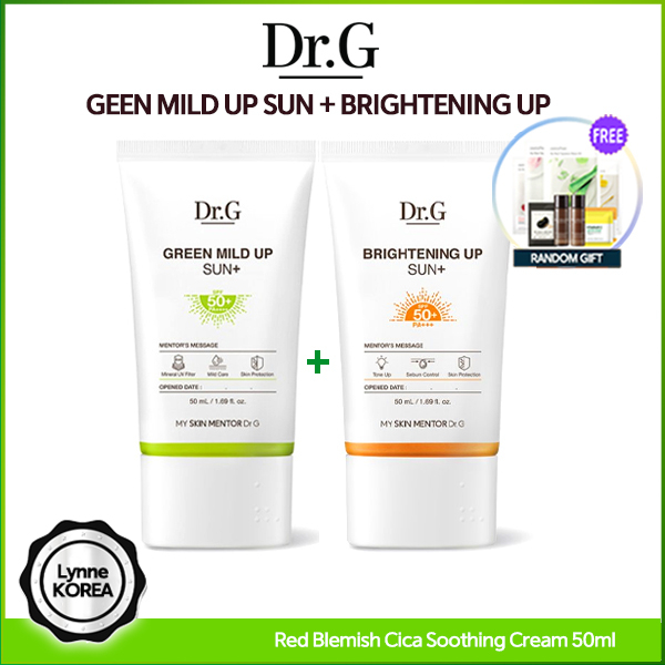 [1+1] Dr.G Brightening Up Sun+ SPF50+ PA++++ / Dr G Sunscreen 50ml  Shopee Singapore