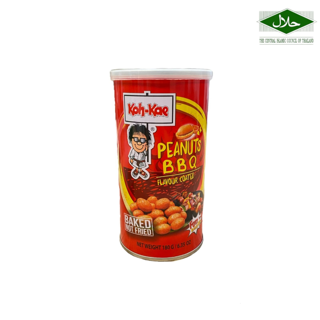 KohKae Peanuts BBQ Flavour 180g (Expire Date13/08/2024) Shopee