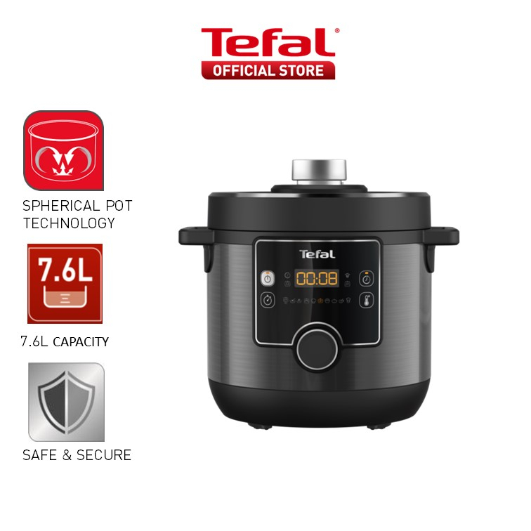 Tefal Turbo Cuisine Maxi Electric Pressure Cooker 7.6L CY777 | Shopee ...