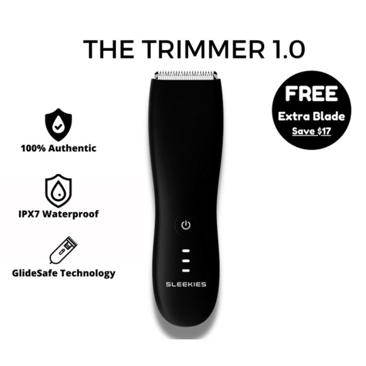 (LIMITED EDITION) SLEEKIEElectric Groin Hair Trimmer, Body Shaver for