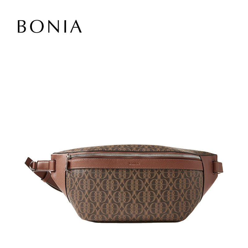 Bonia Men La Luna Monogram Waist Pouch 866051-005 Shopee