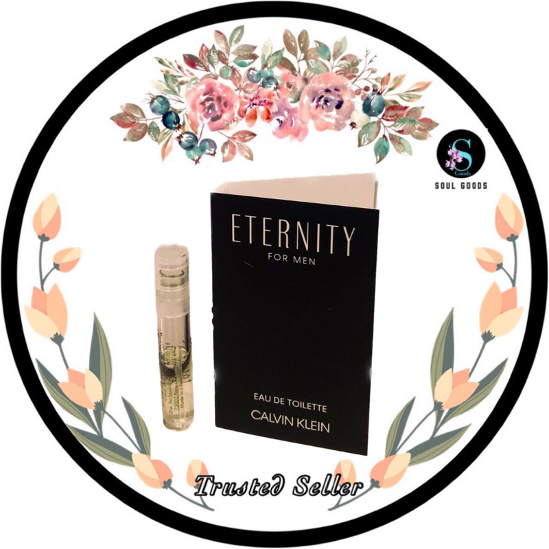 Calvin Klein CK Vials/ Mini Samples 1.2ml CK Eternity Men EDT for Him