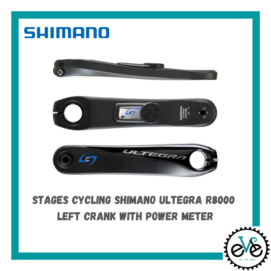 Stages cycling Shimano Ultegra R8000 Left Crank With Power Meter 170mm Shopee Singapore
