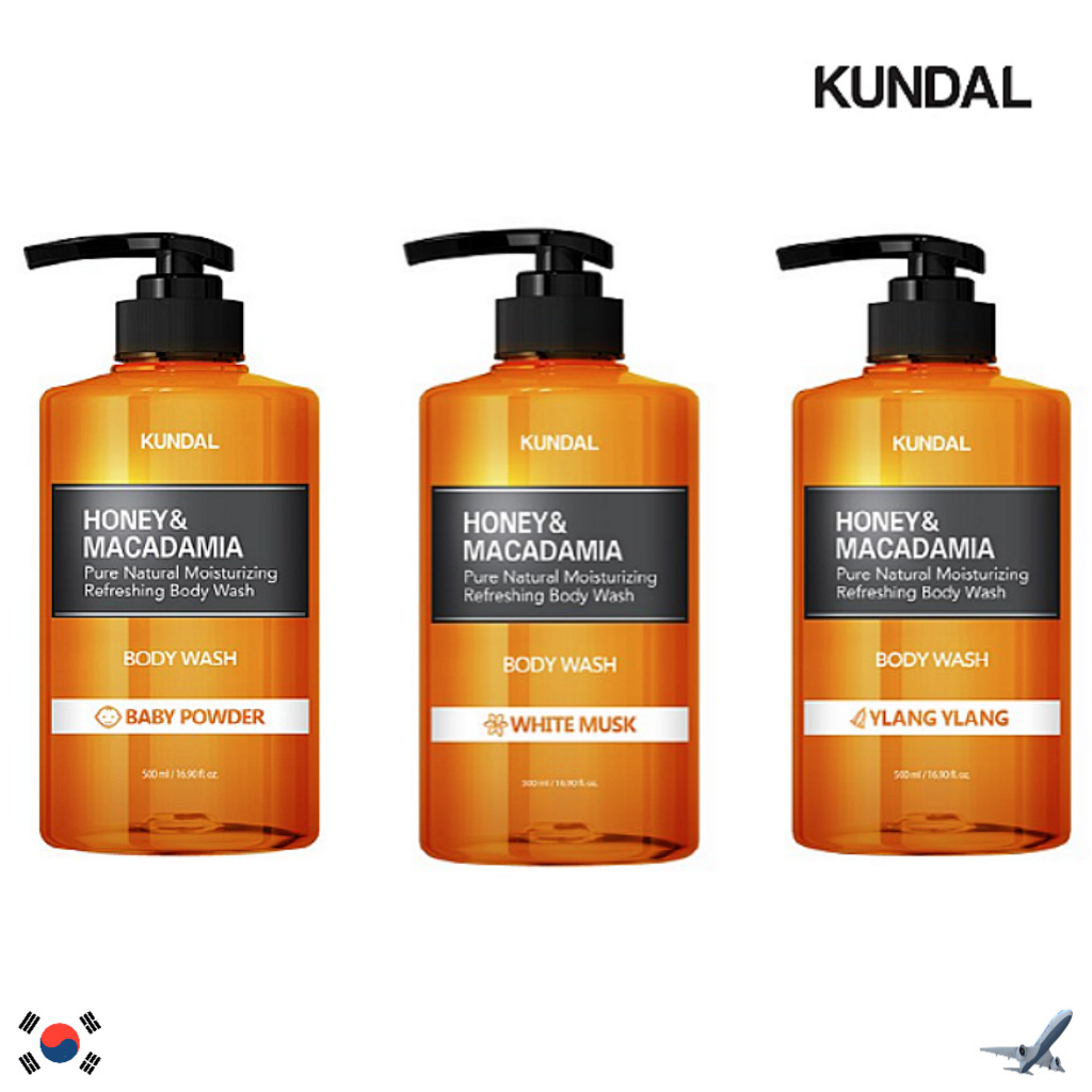 KUNDAL HONEY & MACADAMIA PURE BODY WASH 500ML | Shopee Singapore