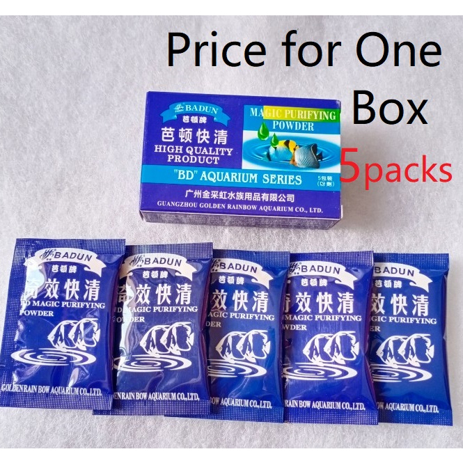 Badun Magic water purifying powder (Price is base on one box 5