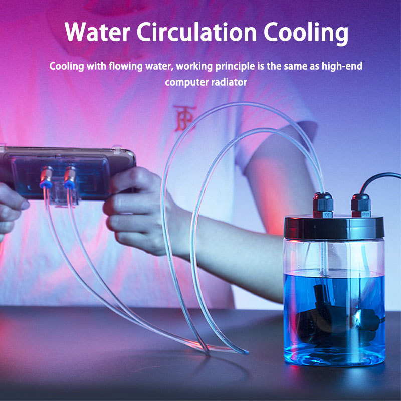 PUBG Gamepad Phone Cooler Mobile Water Cooling Pad Portable Radiator ...