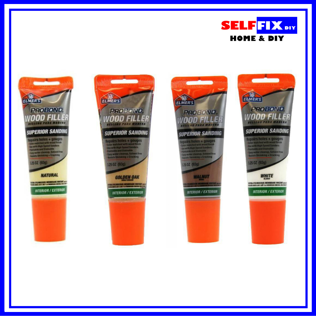 Elmer's Probond Wood Filler Interior/Exterior 3.25oz Shopee Singapore