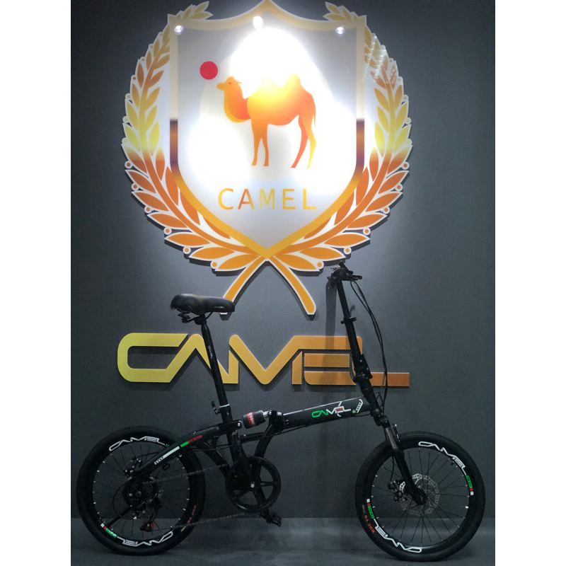 [SG OFFICIAL SHOP ] CAMEL Foldable Bicycle Disc Brake 7Speeds Shimano ...