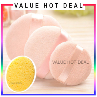 Unique Bargains Soft Triangle Puff Loose Powder Blender Beauty Makeup Tool Short Plush Black Pink 6 Pcs