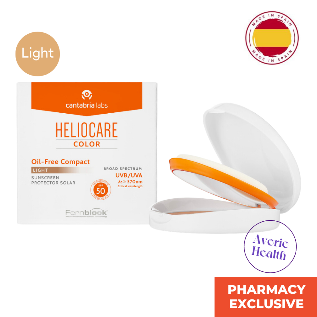 Heliocare Color OilFree Compact Sunscreen SPF50 10g (Light) Oily