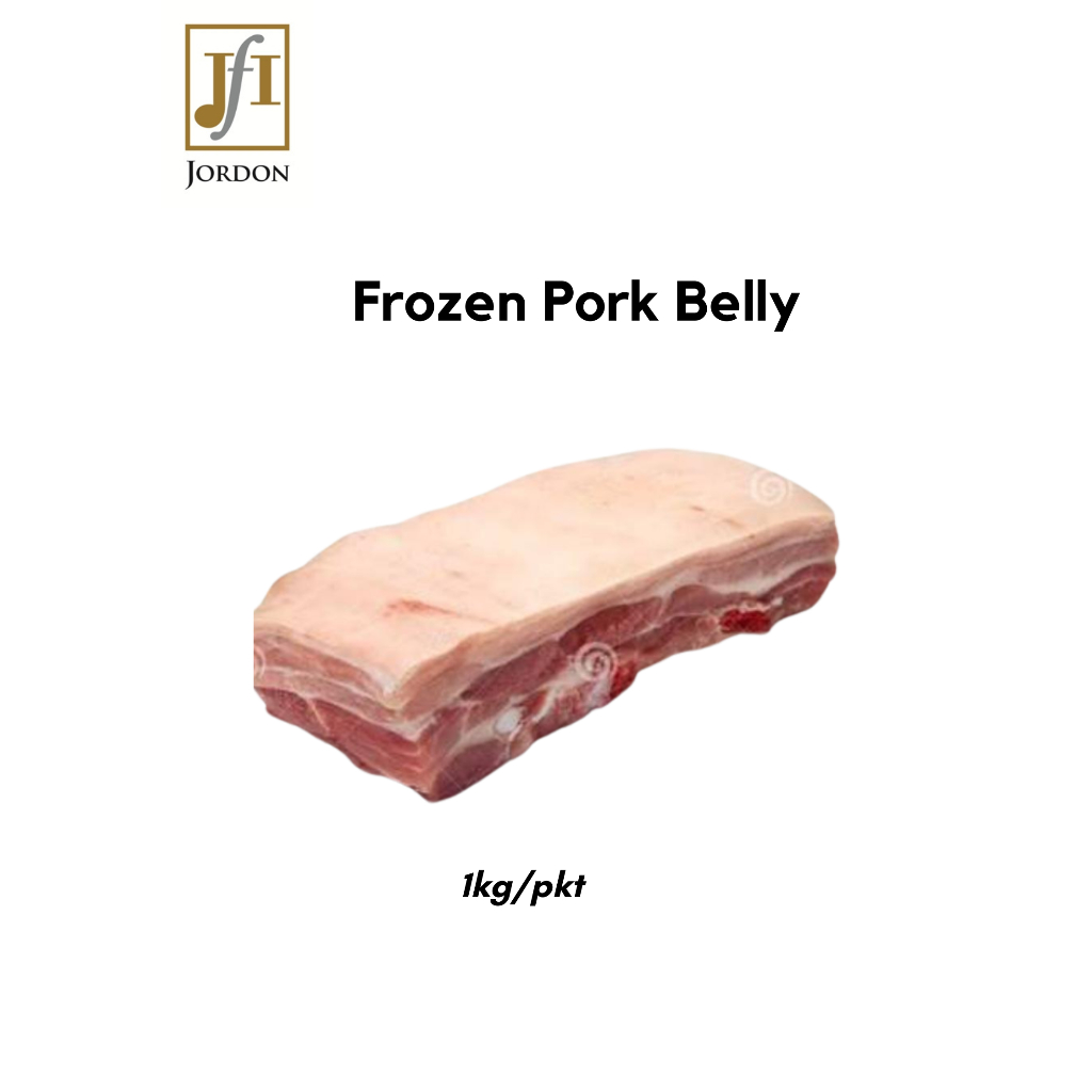 [Jordon][Cheaper in SG] Frozen Pork Belly Block 1KG/PKT | Shopee Singapore