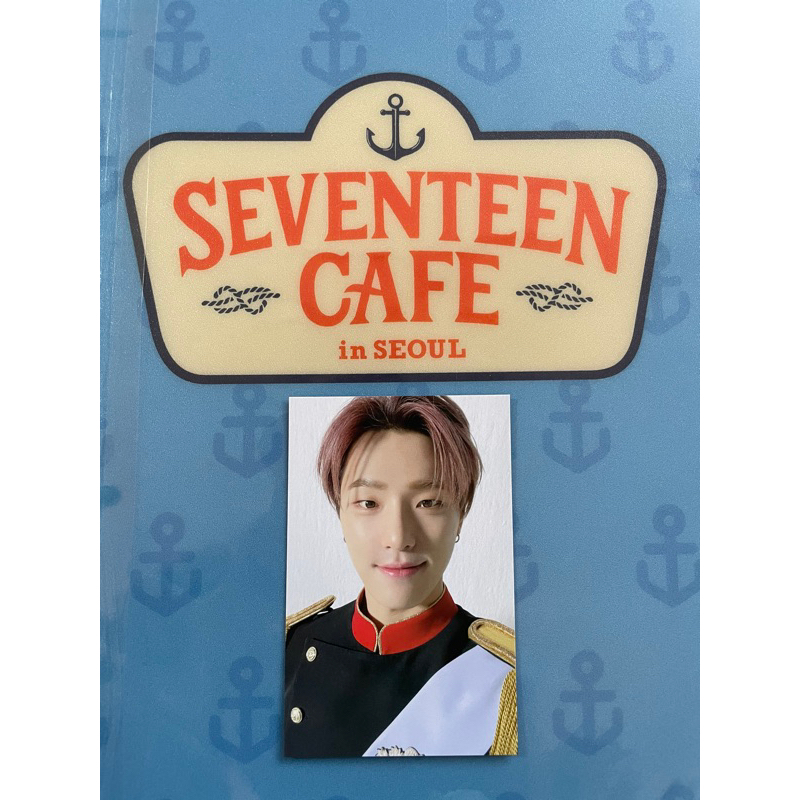 MERCH] Seventeen Cafe in Seoul Tray / Table Mat / Photocard PC