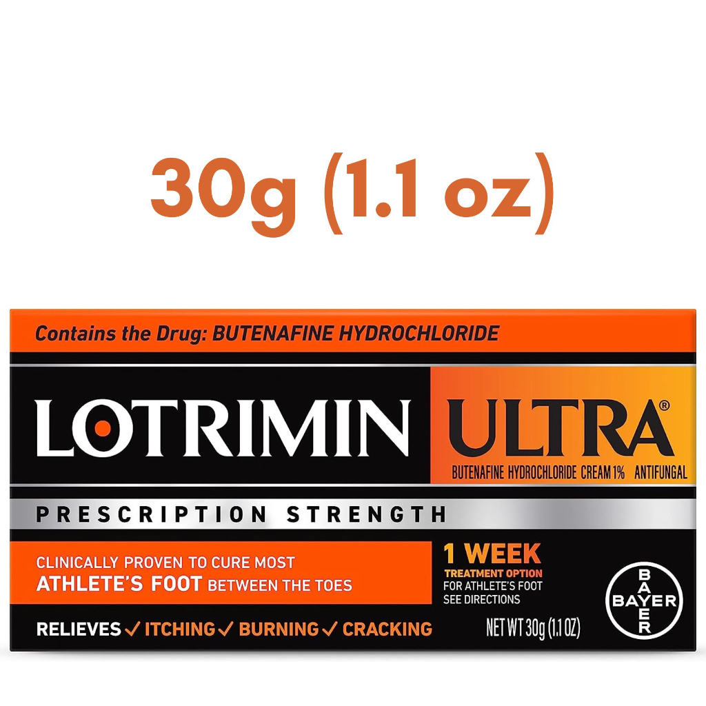 Lotrimin Ultra 1 Week Athlete's Foot Treatment treats Athlete's Foot
