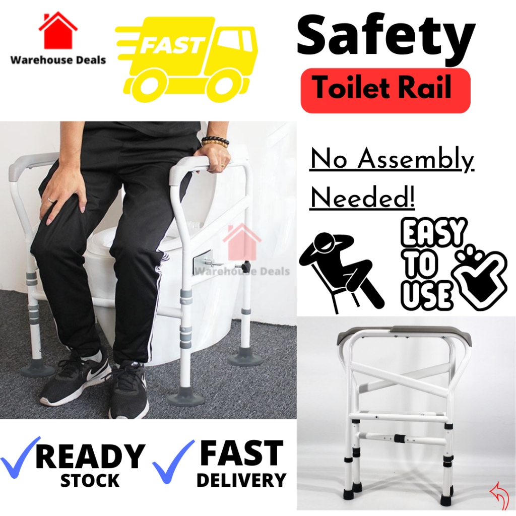 Safety Toilet Rail Toilet Railing Toilet Bowl Support Shopee Singapore