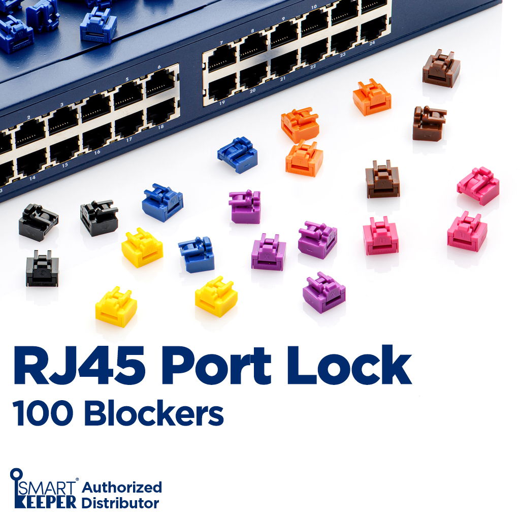 RJ45 Port Lock 100(LAN blocker 100, Key NOT included, SMARTKEEPER