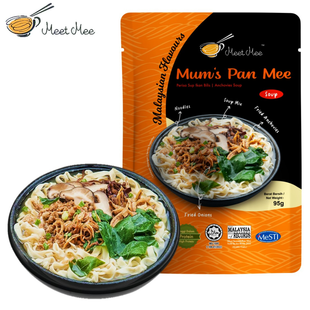MEET MEE Soup Mum's Pan Mee / 清汤妈妈板面 (江鱼仔汤底) Shopee Singapore