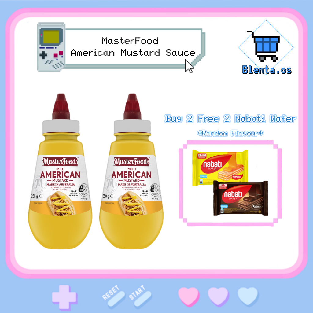 MasterFoods Mild American Mustard Sauce 250g🔥SG READY STOCK🔥 Shopee