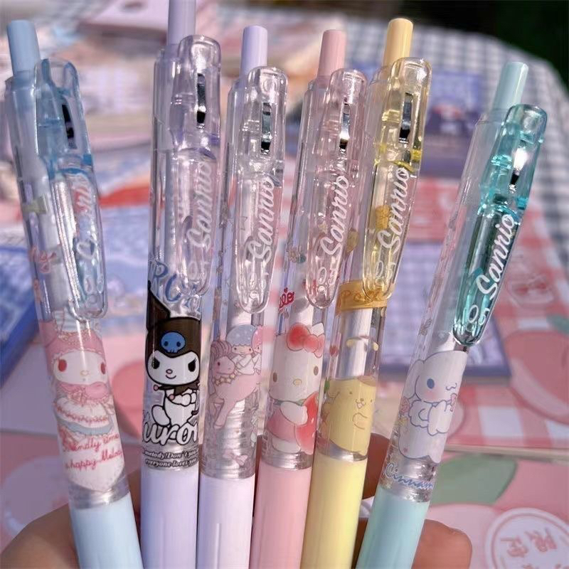 🇸🇬sanrio black gel ink pens;cinnamoroll; pompompurin; hello kitty ...