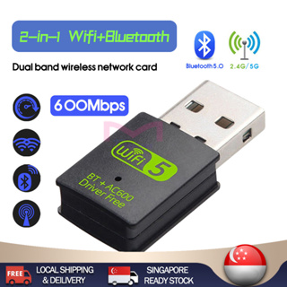 USB WiFi Adapter for Desktop PC, PIX-LINK AC600Mbps Dual Band 2.4G