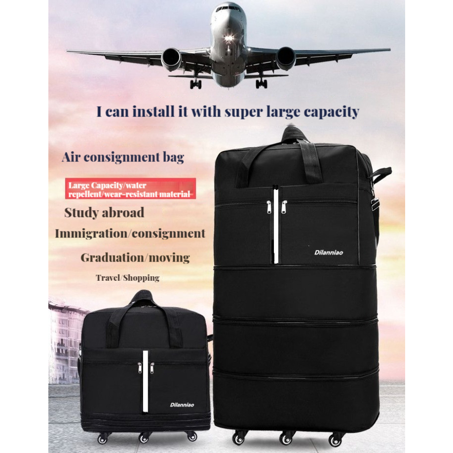 Waterproof and Backable Oxford Cloth Luggage Box Large Capacity