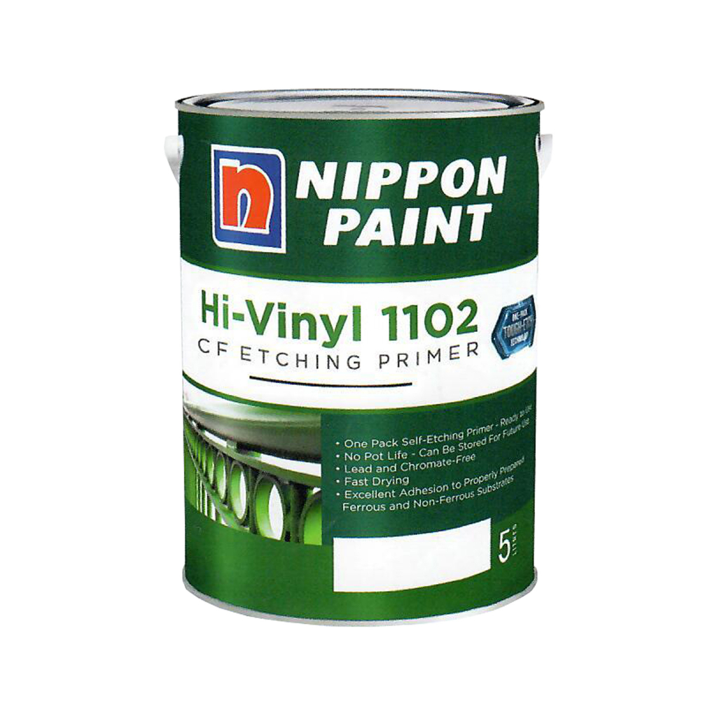 Nippon Paint Hi-Vinyl 1102 CF Etching Primer (Dark Green White