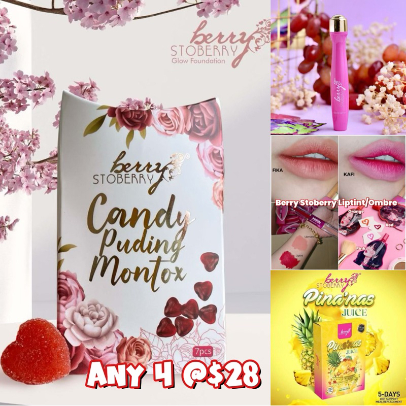 ?CANDY PUDING MONTOX by BERRY STOBERRY?(??READY STOCK)