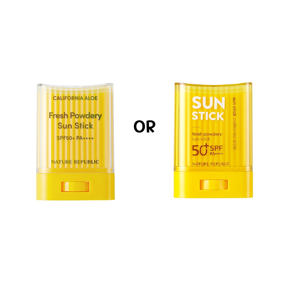 [Nature Republic] California Aloe Fresh Powdery Sun Stick SPF50+ PA+++ 24g Shopee Singapore