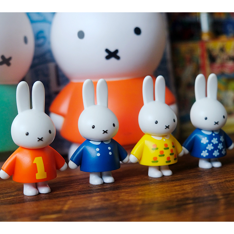 Miffy Cute Design Figurines / Cake Toppers (4 Pcs a Set) | Shopee Singapore