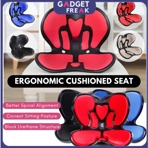 Japanese Ergonomic Cushioned Seat for Posture Correction Pelvic Support