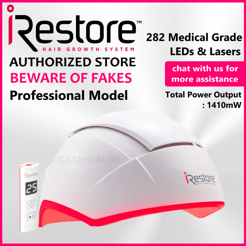 iRestore Laser Hair Growth Professional System Hair Loss / Hair Thinning / Treatment Shopee