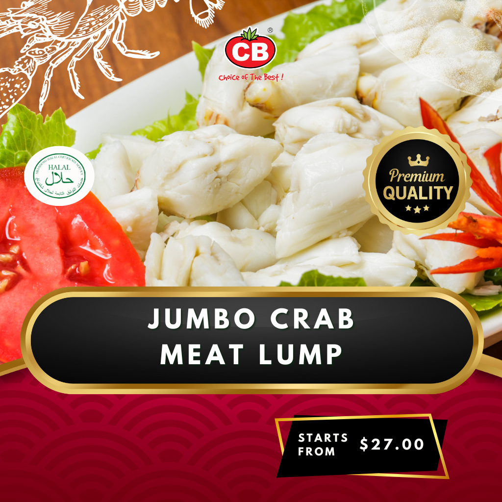 [CB] Jumbo Crab Meat Lump - 454 grams Per Can | Frozen Seafood | Frozen Crabmeat | Bundle Deal