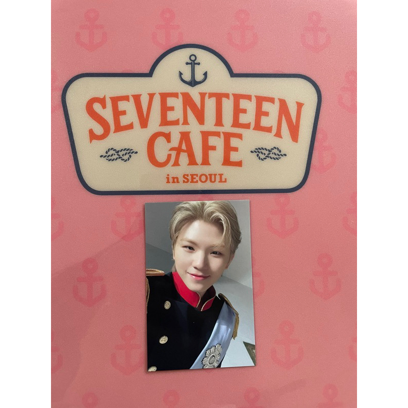 MERCH] Seventeen Cafe in Seoul Tray / Table Mat / Photocard PC