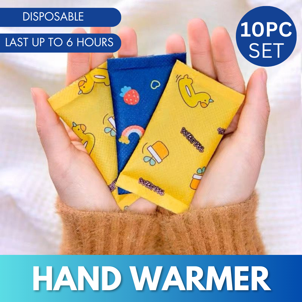 10PC Adhesive Heat Pack Self Heating Feet Hand Warmer Body Warmer