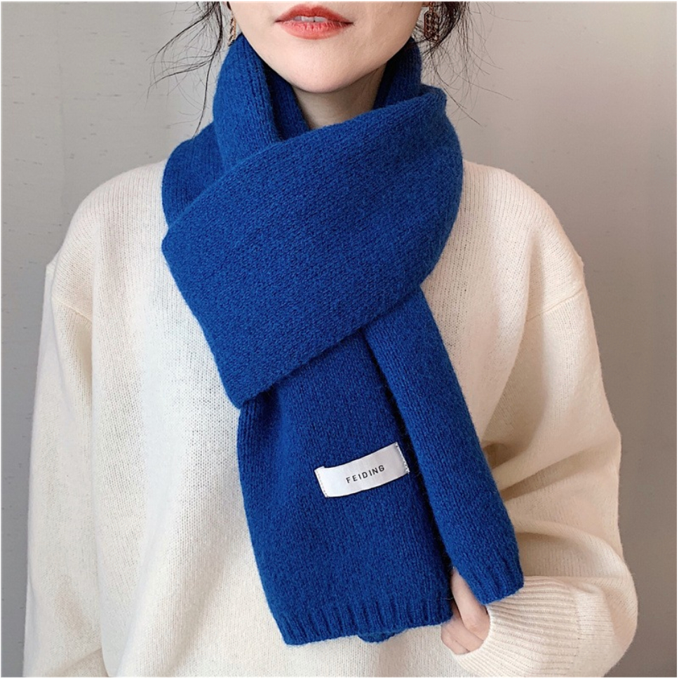 (10 colors) Scarf Teenager Women Soft Knitted Autumn Winter Warm Scarf ...