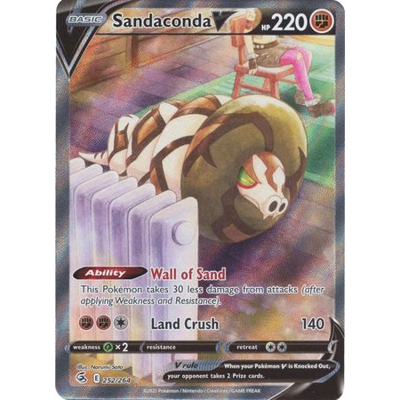 [Pokemon Cards] Sandaconda V - 252/264 - Alternate Art Ultra Rare ...