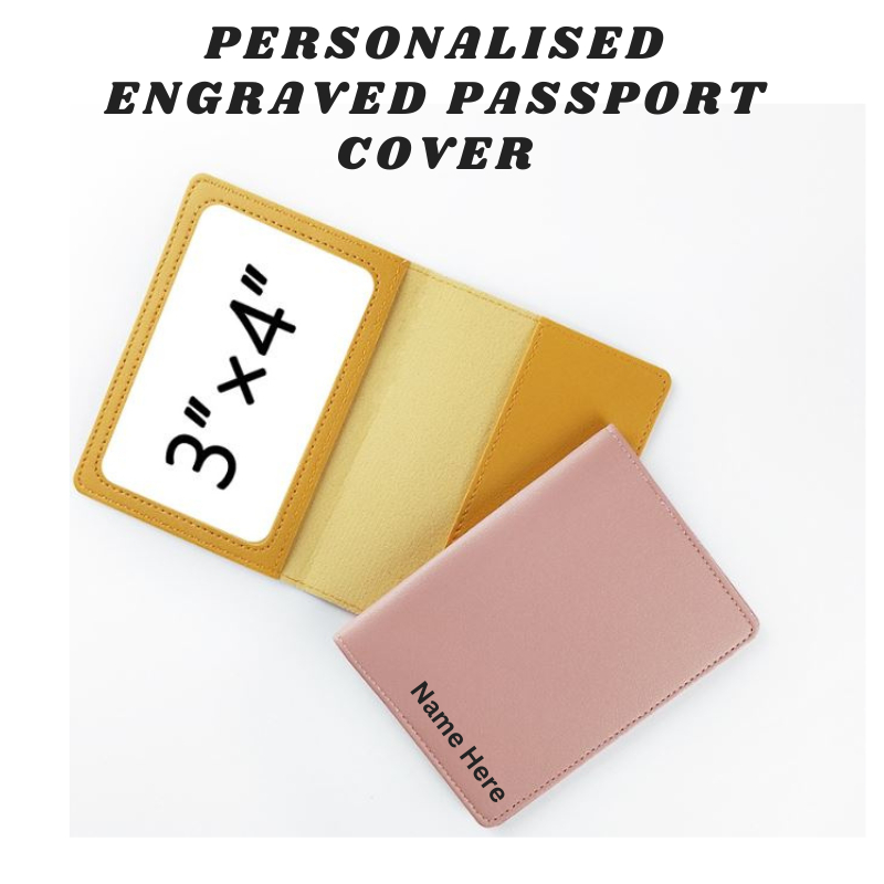 Personalised Engraved Passport Covers Farewell Gift Shopee Singapore