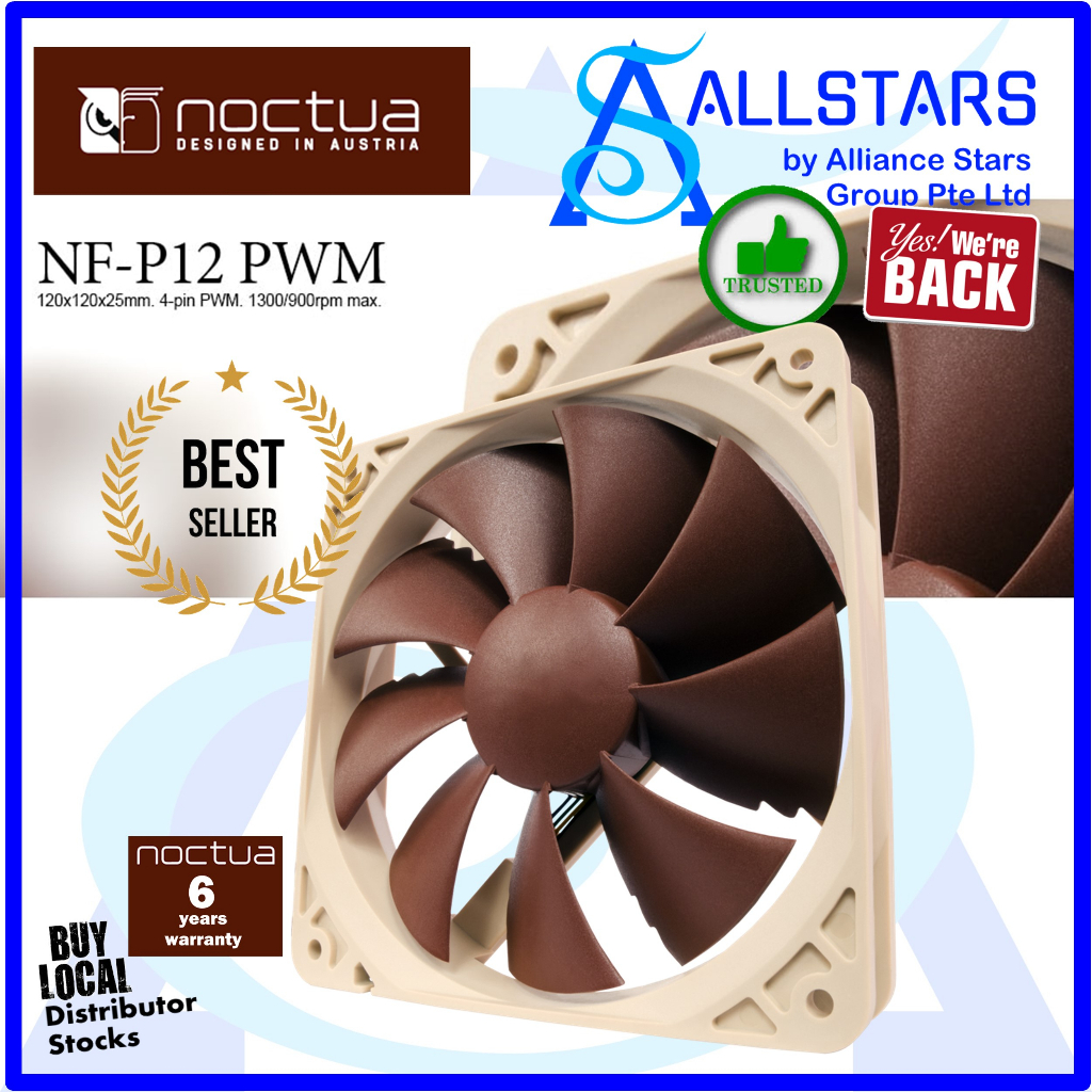 (ALLSTARS : We are Back / DIY Must Have PROMO) Noctua NF-P12 PWM 120mm ...