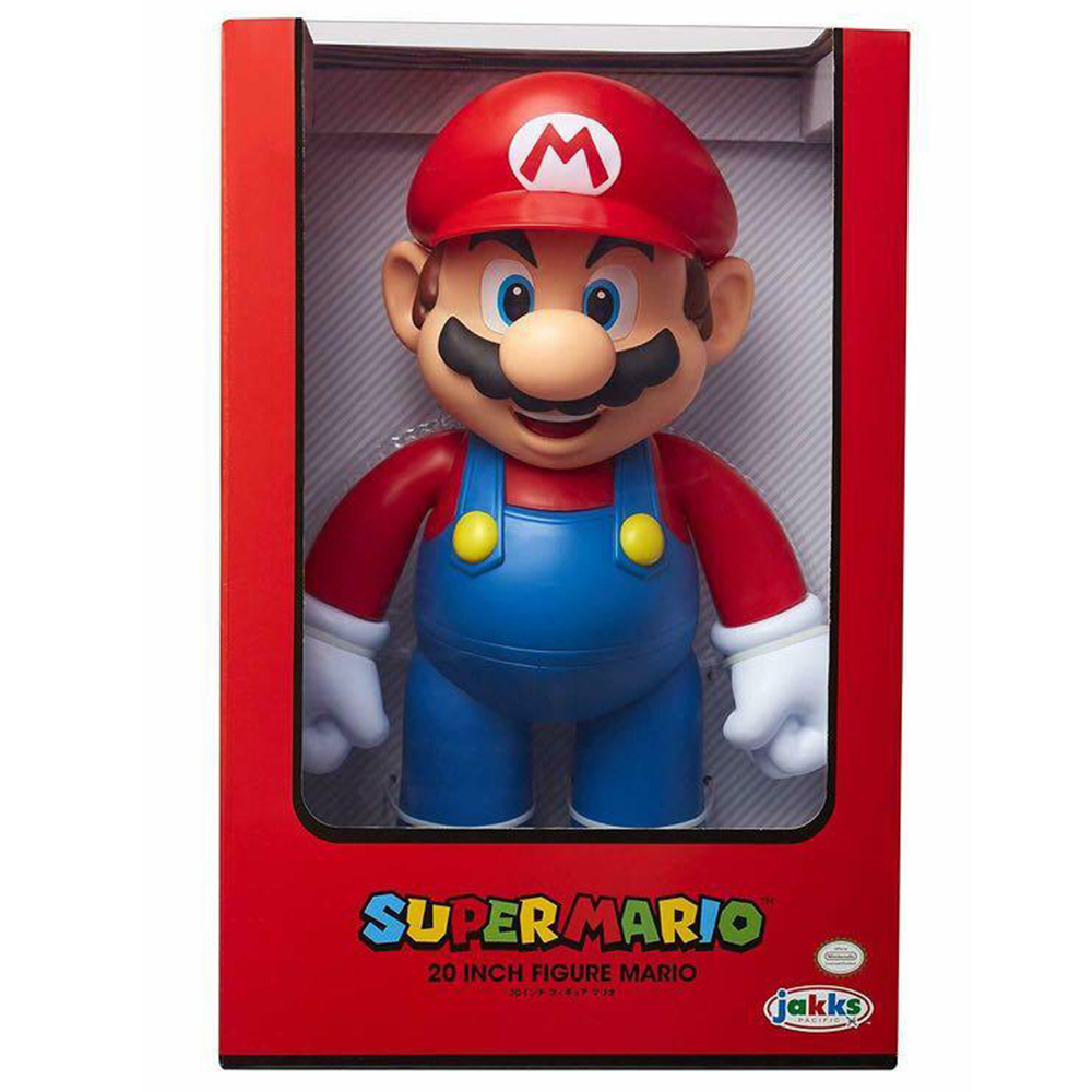 Nintendo Super Mario 20-inch Mario Big Figure, Poseable Action Figure ...